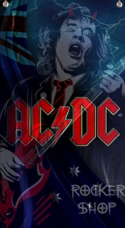 Vlajka AC/DC-Angus