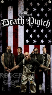 Vlajka FIVE FINGER DEATH PUNCH-Band