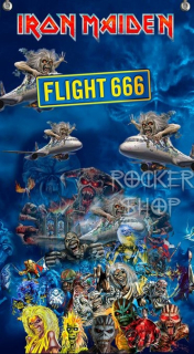 Vlajka IRON MAIDEN-Flight 666