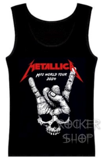 Tričko METALLICA dámsky top-M72 World Tour Skull
