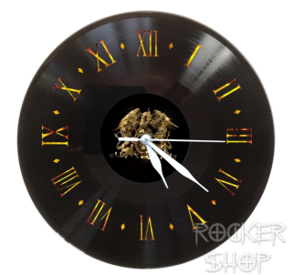 Nástenné hodiny QUEEN vinyl-Logo