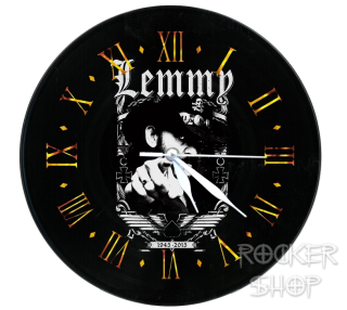 Nástenné hodiny LEMMY vinyl-1945-2015