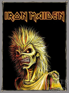 Nášivka IRON MAIDEN chrbtová-Eddie Yellow