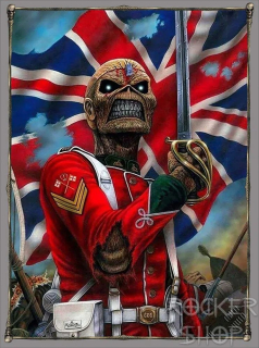 Nášivka IRON MAIDEN chrbtová-Trooper Eddie