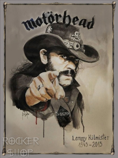 Nášivka MOTORHEAD chrbtová-Lemmy 1945-2015