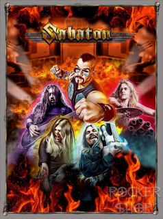 Nášivka SABATON chrbtová-Band