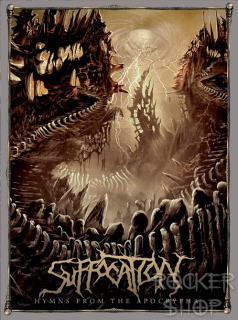 Nášivka SUFFOCATION chrbtová-Hymns From The Apocrypha