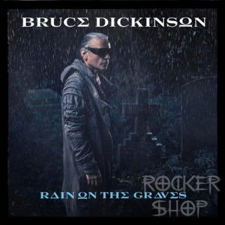 Nášivka BRUCE DICKINSON foto-Rain On The Graves