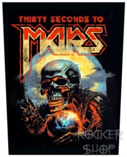 Nášivka 30 SECONDS TO MARS chrbtová-Skull