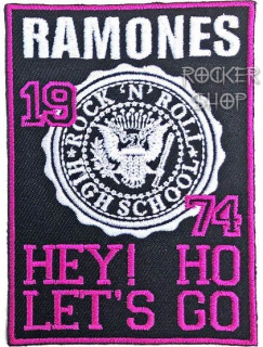 Nášivka RAMONES nažehľovacia-High School