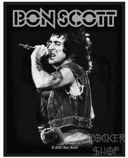 Nášivka BON SCOTT vyšívaná-Bon Scott