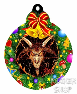 Vianočná ozdoba BAPHOMET kruh