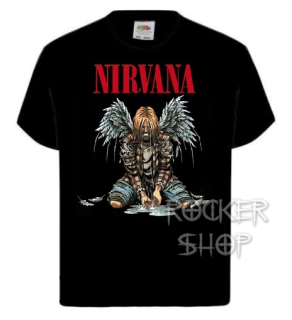 Tričko NIRVANA detské-Kurt Cobain Wings