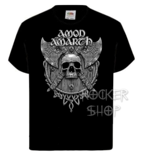 Tričko AMON AMARTH detské-Skull And Axe