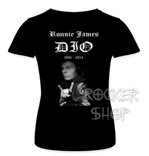 Tričko RONNIE JAMES DIO dámske-1942-2010