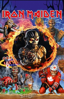 Vlajka IRON MAIDEN-Collage