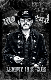 Vlajka MOTORHEAD-Lemmy 1945-2015