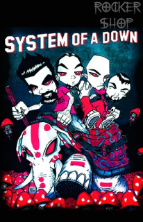 Vlajka SYSTEM OF A DOWN-Cartoon