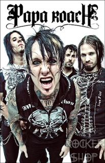 Vlajka PAPA ROACH-Band