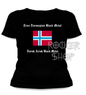 Tričko TRUE NORWEGIAN BLACK METAL dámske