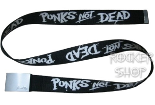 Opasok PUNKS NOT DEAD-Logo