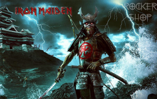 Vlajka IRON MAIDEN-Senjutsu Samurai
