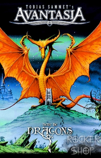 Vlajka AVANTASIA-Here Be Dragons