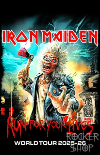 Vlajka IRON MAIDEN-Run For Your Lives