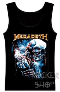 Tričko MEGADETH dámsky top-Skull