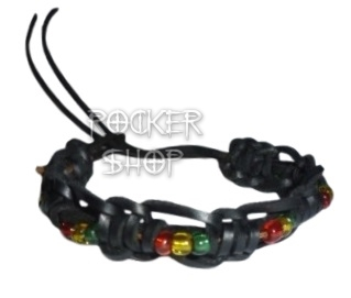 Náramok RASTA-Clear Beads