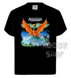 Tričko AVANTASIA detské-Here Be Dragons