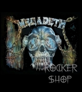 Nášivka MEGADETH chrbtová-Skull