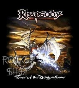 Nášivka RHAPSODY chrbtová-Power Of The Dragon Flame