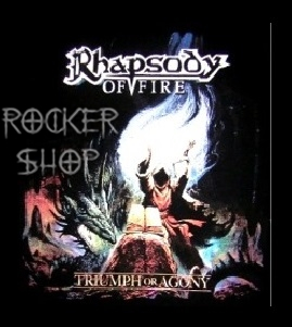 Nášivka RHAPSODY OF FIRE chrbtová-Triumph or Agony