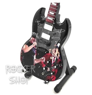 Mini gitara AC/DC-Angus Young And Brian Johnson