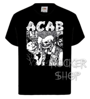 Tričko A.C.A.B. detské-Punks