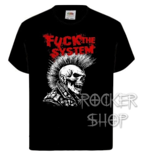 Tričko F..K THE SYSTEM detské-Skull