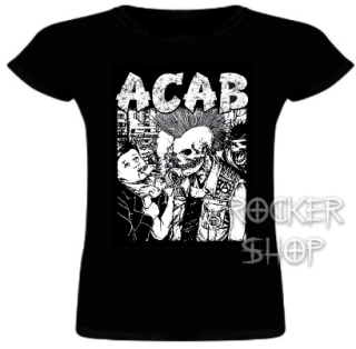 Tričko A.C.A.B. dámske-Punks