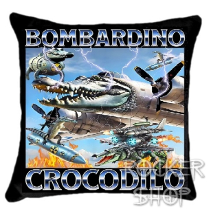 Vankúš ITALIAN BRAINROT-Bombardino Crocodilo