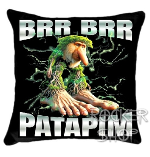 Vankúš ITALIAN BRAINROT-Brr Brr Patapim