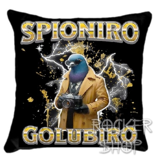 Vankúš ITALIAN BRAINROT-Spioniro Golubiro