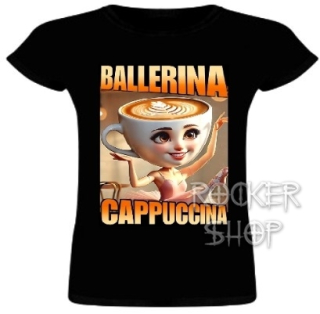Tričko ITALIAN BRAINROT dámske-Ballerina Cappuccina