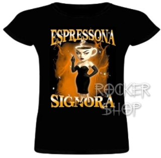 Tričko ITALIAN BRAINROT dámske-Espressona Signora