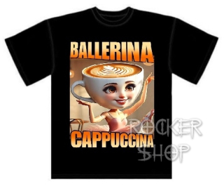 Tričko ITALIAN BRAINROT pánske-Ballerina Cappuccina