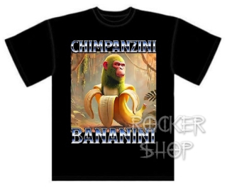 Tričko ITALIAN BRAINROT pánske-Chimpanzini Bananini