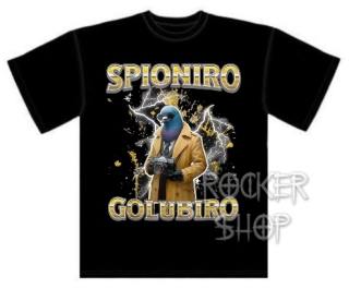 Tričko ITALIAN BRAINROT pánske-Spioniro Golubiro