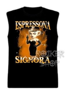 Tričko ITALIAN BRAINROT pánske-Espressona Signora/bez rukávov