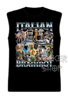 Tričko ITALIAN BRAINROT pánske/bez rukávov