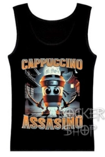 Tričko ITALIAN BRAINROT dámsky top-Cappuccino Assasino