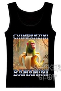 Tričko ITALIAN BRAINROT dámsky top-Chimpanzini Bananini
